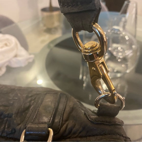 Givenchy Black Pandora sheepskin leather large messenger bag - Picture 11 of 16